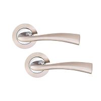 Ручки на розеті MVM Z-1259 (T2-E3) SN/CP матовий нікель/полірований хром